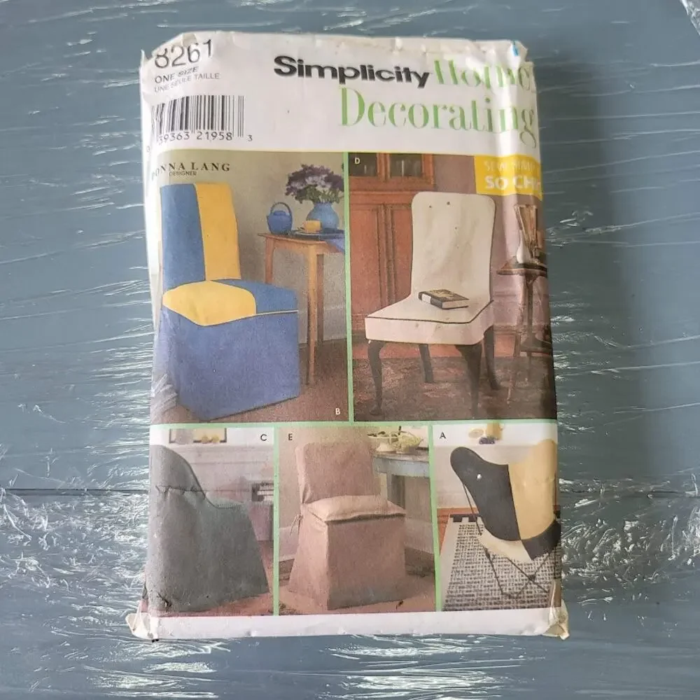 Vintage Pattern Sewing Crafts Hobby Simplicity 8261 Home Decorating Donna Lang